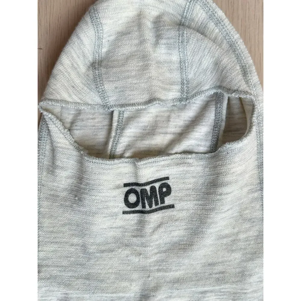 OMP Racing White Balaclava FIA certified 8856-2000 Made In Italy